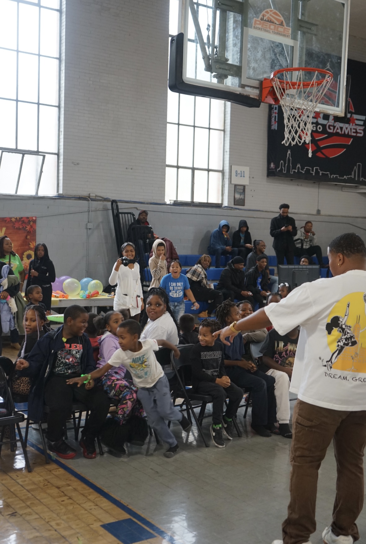 Safe Saturday event with engaged youth